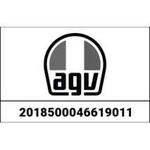 AGV / エージーブ CROWN PAD K6 S/K6 BLACK/GREY | 2018500046619004, agv_2018500046-619_XXL - AGV / エージーブイヘルメット
