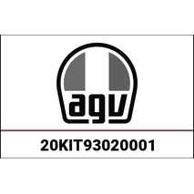 AGV / エージーブ KIT PLASTIC SCREWS PRO SPOILER/SPOILER BIPLANO (3pcs) BLACK | 20KIT93020001, agv_20KIT93020-001 - AGV / エージーブイヘルメット