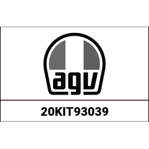 AGV / エージーブ CHEEK PADS TOURMODULAR GREY/BLACK | 20KIT93039, agv_20KIT93039 - AGV / エージーブイヘルメット