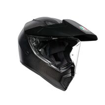 AGV / エージーブイ フルフェイスツーリング ヘルメット AX9 MONO E2205 - マットカーボン | 207631A4LY-001, agv_207631A4LY-001_XXXL - AGV / エージーブイヘルメット