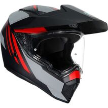 AGV / エージーブ AX9 MPLK ECE 22.05 MULTI, REFRACTIVE ADV MATT CARBON/RED | 217631A2LY-014, agv_217631A2LY-014_XXXL - AGV / エージーブイヘルメット