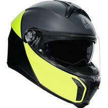 AGV / エージーブ TOURMODULAR E2206 MULTI MPLK, BALANCE MATT BLACK/YEL FL/GREY | 211251E2OY-001, agv_211251E2OY-001_XXL - AGV / エージーブイヘルメット