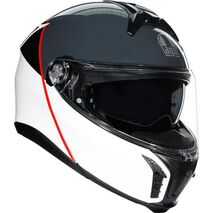 AGV / エージーブ TOURMODULAR E2206 MULTI MPLK, BALANCE WHITE/GREY/RED | 211251E2OY-002, agv_211251E2OY-002_XXL - AGV / エージーブイヘルメット