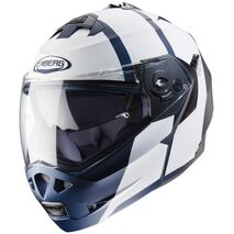 Caberg DUKE II IMPACT Flip Up Helmet, MATT BLUE YAMA/WHITE | C0IF00H5, cab_C0IF00H5XL - Caberg / カバーグヘルメット