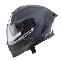 Caberg DRIFT EVO CABRON Full Face Helmet, MATT ANTHRACITE/WHITE | C2OA00G2, cab_C2OA00G2XL - Caberg / カバーグヘルメット