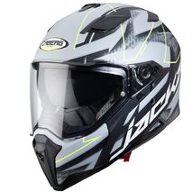 Caberg キャバーグ ジャッカル テクノ ヘルメット グレー フルオ イエロー | C2NF00J0, cab_C2NF00J0_XS - Caberg / カバーグヘルメット