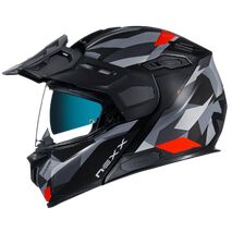 NEXX / ネックス モジュラー ヘルメット Adventure X.VILIJORD Taiga Black Red Matt | 01XVJ01328147, nexx_01XVJ01328147-L - Nexx / ネックス ヘルメット