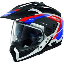 Nolan / ノーラン N70.2 X Grandes Alpes N-Com ヘルメット デュアルスポーツ ブルー/ホワイト/レッド, nol_N7X000433026X - Nolan / ノーラン & エックスライトヘルメット