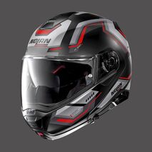 Nolan / ノーラン モジュラーヘルメット N100 5 Upwind N-com ブラックレッドマット | N15000522058, nol_N15000522058X - Nolan / ノーラン & エックスライトヘルメット