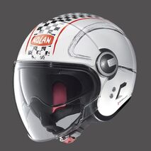 Nolan / ノーラン ジェットヘルメット N21 バイザー Getaway レッドホワイトメタル | N21000447060, nol_N21000447060X - Nolan / ノーラン & エックスライトヘルメット
