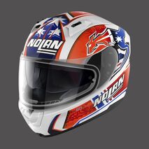 Nolan / ノーラン フルフェイスヘルメット N60 6 Gemini Replica Casey Stoner ホワイト | N66000300050, nol_N66000300050X - Nolan / ノーラン & エックスライトヘルメット