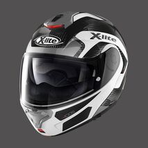 Nolan / ノーラン モジュラーヘルメット X-lite X-1005 Ultra Carbon Fiery N-com ホワイト | U15000532027, nol_U15000532027X - Nolan / ノーラン & エックスライトヘルメット
