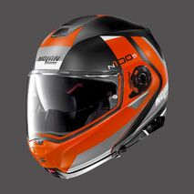 Nolan / ノーラン モジュラーヘルメット N100 5 Hilltop N-com フラットブラックオレンジ | N15000563052, nol_N15000563052X - Nolan / ノーラン & エックスライトヘルメット
