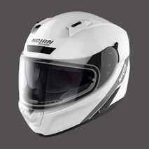 Nolan / ノーラン フルフェイスヘルメット N60 6 Staple N-com メタルホワイト | N66000527043, nol_N66000527043X - Nolan / ノーラン & エックスライトヘルメット