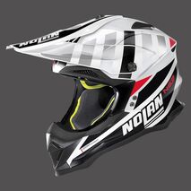 Nolan / ノーラン Offroad ヘルメット N53 Cliffjumper ブラックレッド ホワイト | N53000486073, nol_N53000486073X - Nolan / ノーラン & エックスライトヘルメット