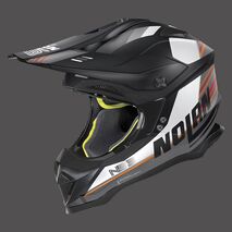 Nolan / ノーラン Offroad ヘルメット N53 Kickback ホワイト マットブラック | N53000660082, nol_N53000660082X - Nolan / ノーラン & エックスライトヘルメット
