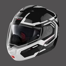 Nolan / ノーラン モジュラーヘルメット N90 3 Driller N-com グロッシーブラック ホワイト | N93000531024, nol_N930005310249 - Nolan / ノーラン & エックスライトヘルメット