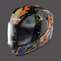 Nolan / ノーラン フルフェイスヘルメット N60 6 Foxtrot N-com オレンジ ブルーブラック | N66000591034, nol_N66000591034X - Nolan / ノーラン & エックスライトヘルメット