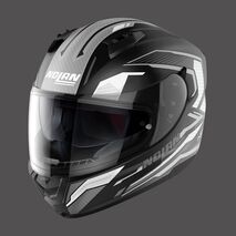 Nolan / ノーラン フルフェイスヘルメット N60 6 Perceptor N-com ホワイト ブラックマット | N66000812025, nol_N66000812025X - Nolan / ノーラン & エックスライトヘルメット
