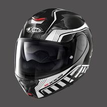 Nolan / ノーラン モジュラーヘルメット X-lite X-1005 Ultra Carbon Cheyenne N-com ブラック ホワイト | U15000530010, nol_U15000530010X - Nolan / ノーラン & エックスライトヘルメット
