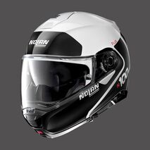 Nolan / ノーラン モジュラーヘルメット N100 5 Plus Distinctive N-com ホワイトメタル | N1P000615022, nol_N1P000615022X - Nolan / ノーラン & エックスライトヘルメット