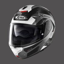 Nolan / ノーラン モジュラーヘルメット X-lite X-1005 Ultra Carbon Fiery N-com ホワイト ブラック | U15000532023, nol_U15000532023X - Nolan / ノーラン & エックスライトヘルメット