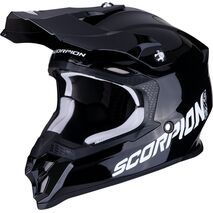 Scorpion / スコーピオン Vx / 16 Air Uni オフロード ヘルメット ブラック | 46 / 100 / 03, sco_46-100-03_L - Scorpion / スコーピオンヘルメット