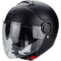Scorpion / スコーピオン Exo / City ジェット Uni ストリート ヘルメット マットブラック | 83 / 100 / 10, sco_83-100-10_S - Scorpion / スコーピオンヘルメット