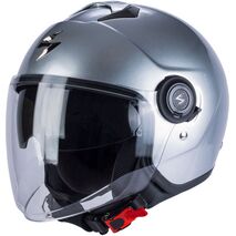 Scorpion / スコーピオン Exo / City ジェット Uni ストリート ヘルメット シルバー | 83 / 100 / 11, sco_83-100-11_XXS - Scorpion / スコーピオンヘルメット