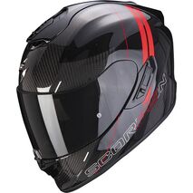 Scorpion / スコーピオン Exo フルフェイスヘルメット 1400 Carbon Air Drik レッド | 14-331-24, sco_14-331-24_S - Scorpion / スコーピオンヘルメット