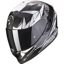 Scorpion / スコーピオン Exo フルフェイスヘルメット Exo-1400 Carbon Air Aranea ホワイト | 14-382-55, sco_14-382-55_L - Scorpion / スコーピオンヘルメット