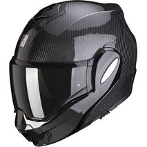 Scorpion / スコーピオン Exo モジュラーヘルメット Tech カーボンブラック | 18-261-03, sco_18-261-03_S - Scorpion / スコーピオンヘルメット