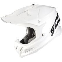 Scorpion / スコーピオン Exo Offroad Helmet Vx-22 Air ソリッドホワイト | 32-100-05, sco_32-100-05_L - Scorpion / スコーピオンヘルメット