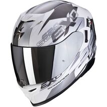 Scorpion / スコーピオン Exo フルフェイスヘルメット 520 Air Cover ホワイト シルバー | 72-355-65, sco_72-355-65_L - Scorpion / スコーピオンヘルメット