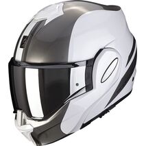 Scorpion / スコーピオン Exo モジュラーヘルメット Tech Forza ホワイト シルバー | 18-392-281, sco_18-392-281_M - Scorpion / スコーピオンヘルメット