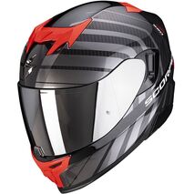 Scorpion / スコーピオン Exo フルフェイスヘルメット 520 Air Shade ブラックレッド | 72-350-24, sco_72-350-24_XS - Scorpion / スコーピオンヘルメット
