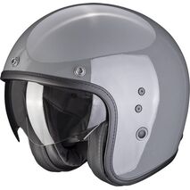 Scorpion / スコーピオン Exo ジェットヘルメット Belfast Evo Solid グレー | 78-100-253, sco_78-100-253_L - Scorpion / スコーピオンヘルメット