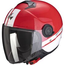 Scorpion / スコーピオン Exo ジェットヘルメット City Strada レッド | 83-336-275, sco_83-336-275_M - Scorpion / スコーピオンヘルメット