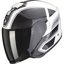 Scorpion / スコーピオン Exo ジェットヘルメット S1 Cross Ville ブラックホワイト | 88-351-286, sco_88-351-286_L - Scorpion / スコーピオンヘルメット