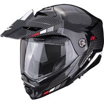 Scorpion / スコーピオン Exo モジュラーヘルメット Adx-2 Camino ブラックシルバー | 89-399-163, sco_89-399-163_XL - Scorpion / スコーピオンヘルメット