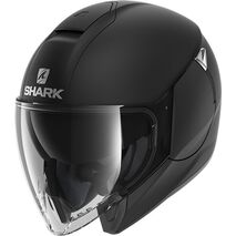 Shark / シャーク オープンフェイスヘルメット CITYCRUISER BLANK Mat ブラックマット/KMA | HE1921KMA, sh_HE1921EKMAXS - SHARK / シャークヘルメット