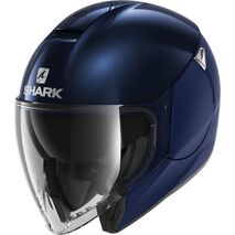 Shark / シャーク オープンフェイスヘルメット CITYCRUISER DUAL BLANK ダークブルーグロッシー/B03 | HE1928B03, sh_HE1928EB03XS - SHARK / シャークヘルメット