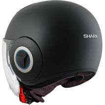 Shark / シャーク オープンフェイスヘルメット NANO BLANK Mat ブラックマット/KMA | HE2805KMA, sh_HE2805EKMAXS - SHARK / シャークヘルメット