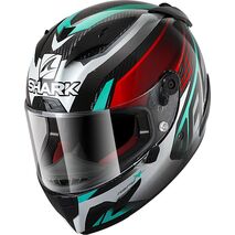 Shark / シャーク フルフェイスヘルメット RACE-R PRO カーボン ASPY カーボン レッド ブルー/DRB | HE8661DRB, sh_HE8661EDRBXS - SHARK / シャークヘルメット