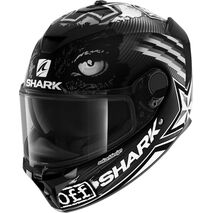 Shark / シャーク フルフェイスヘルメット SPARTAN GT カーボン レッドDING Mat カーボン ホワイト アンスラサイト/DWA | HE7011DWA, sh_HE7011EDWAXXL - SHARK / シャークヘルメット