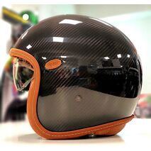 Premier / プレミア オープンフェイスヘルメット 22 VINTAGE EVO PLATINUM ED. CARBON | APJETVIECARPEC, pre_APJETVIECARPEC00XL - Premier / プレミアヘルメット