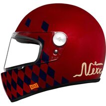 Nexx / ネックス ヘルメット X.G100R Checkmate BURGUNDY Size L | 01XGR14349167-L, nexx_01XGR14349167-L - Nexx / ネックス ヘルメット
