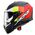 Caberg JACKAL IMOLA Full Face Helmet, MATT BLACK/MULTI FLUO/WHITE | C2ND00I1, cab_C2ND00I1M - Caberg / カバーグヘルメット