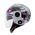 Caberg RIVIERA V3 DIVA Open Face Helmet, WHITE/SILVER DEKOR | C6FD00A2, cab_C6FD00A2M - Caberg / カバーグヘルメット
