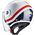 Caberg UPTOWN CHRONO Open Face Helmet, WHITE/BLUE/RED | C6GE00D6, cab_C6GE00D6M - Caberg / カバーグヘルメット